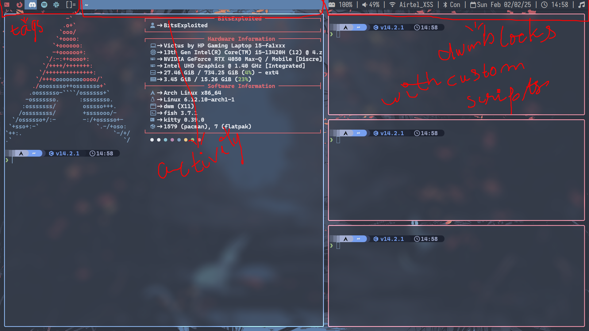Status Bar Example